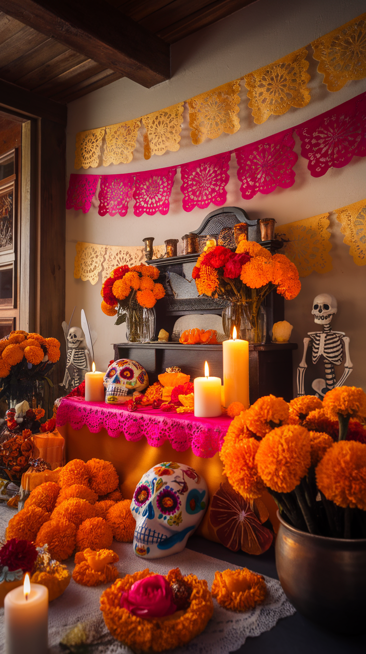 Honour the Tradition — Then Create the Atmosphere day of dead decore ideas
