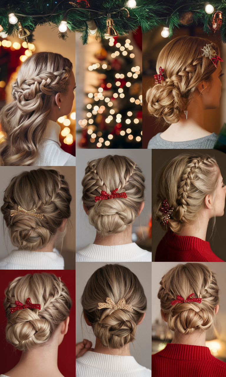 “25 Stunning Christmas Hairstyles to Sparkle This Holiday Season”